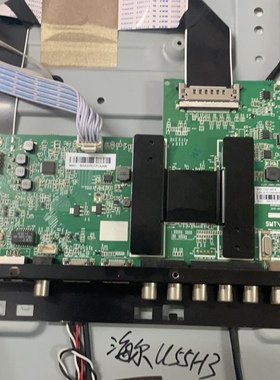 海尔LS55A51 U55H3 LS58A51主板0091802118A熊猫4K 屏LC546PU1I01