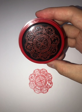 八宝吉祥藏式印章光敏材质