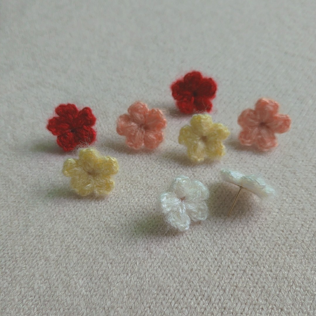 秋冬other/其他少女风手工毛线花