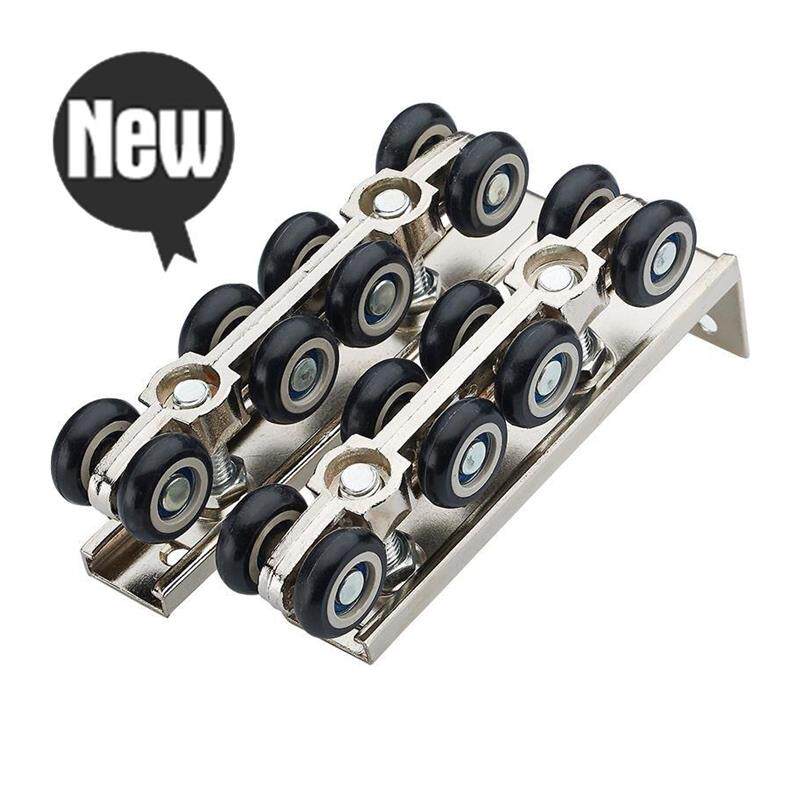 滑轨厕所推拉门木门移门滑轮上轨道滑轮下卫生间地浴室吊衣柜02门