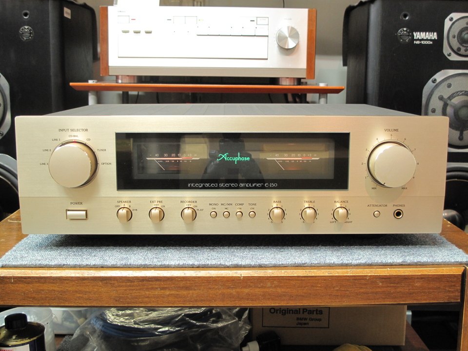 二手原装日本进口金嗓子Accuphase E-250发烧家用两声道纯功放机.