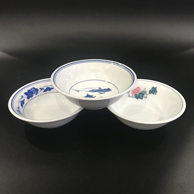 醴陵釉下五彩老瓷器环保双真斗碗