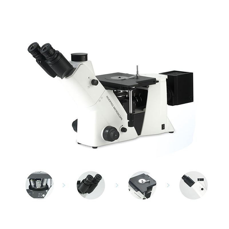里博倒置金相显微镜LB-30M半复平场物镜采用复眼消色差技术