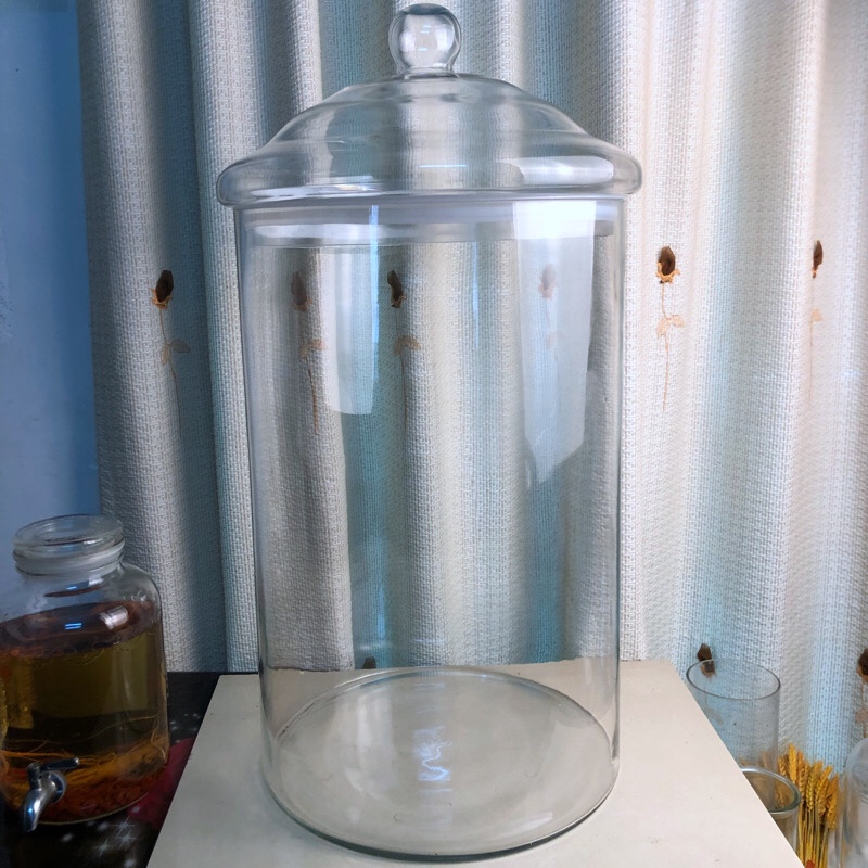 大口径玻璃瓶密封罐带盖