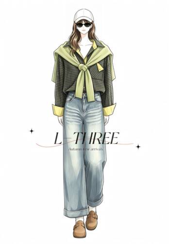 【秋新发布会】L-THREE『韩代绿格』颜色很特别的衬衫L3536