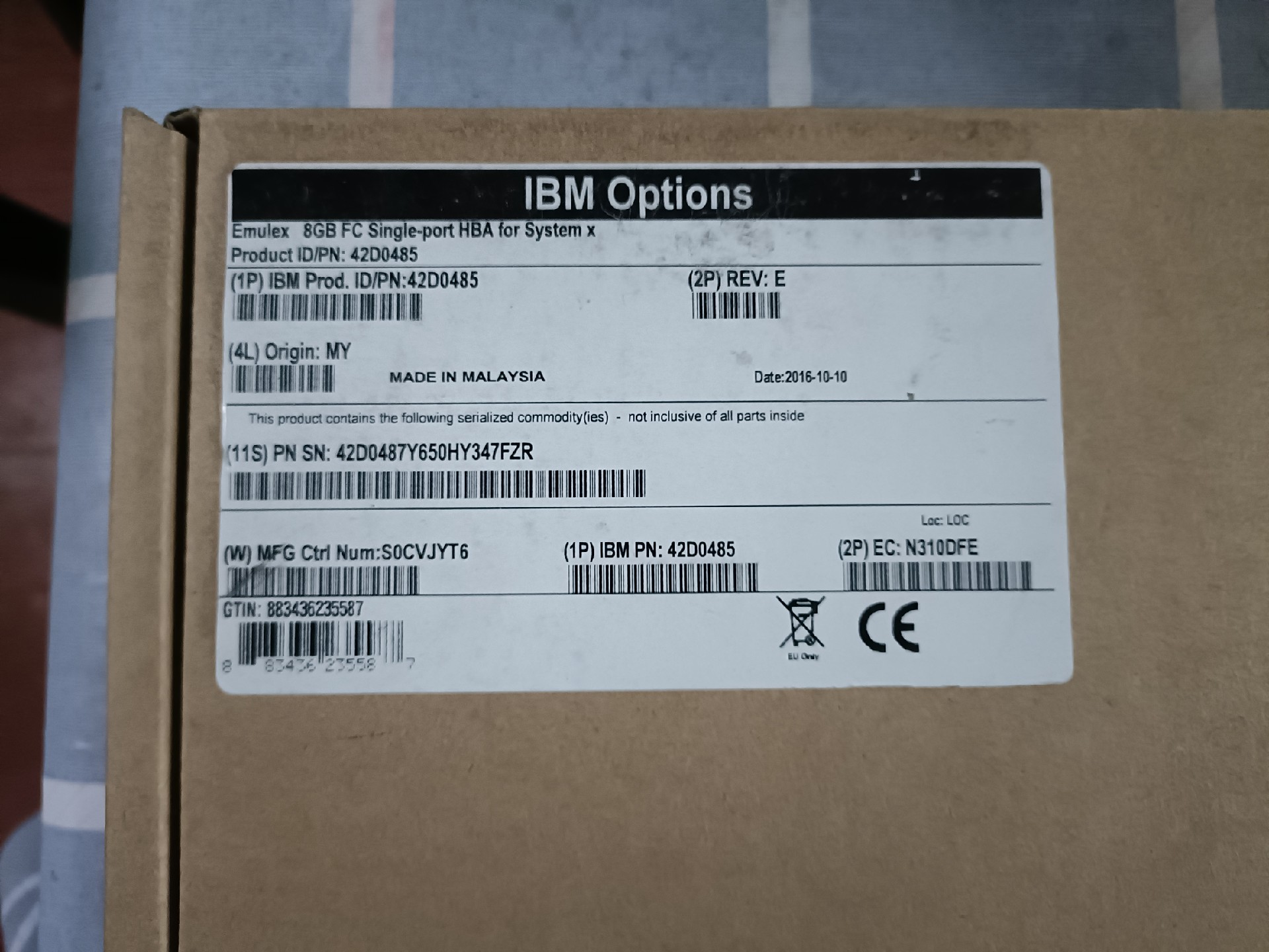 IBM服务器HBA光纤通道卡 42D0485 42D04