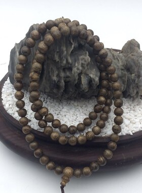 文莱时尚风百搭佛珠保真沉香手串