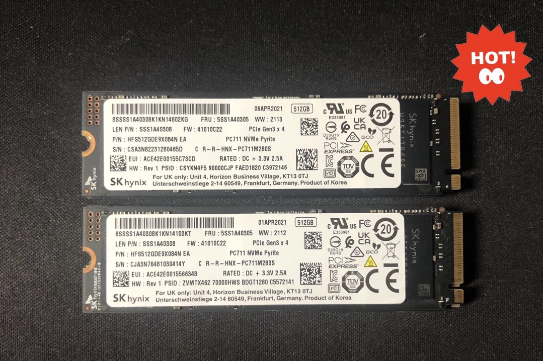 Pc711 512g 海力士 固态硬盘 笔记本电脑 台式机 ssd nvme 拆机 电脑硬件/显示器/电脑周边 固态硬盘 原图主图