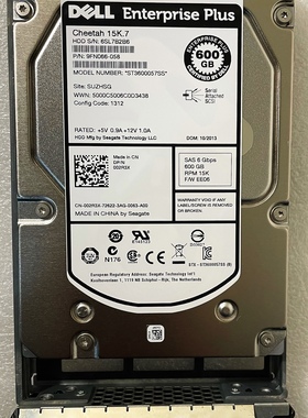 Dell  SC 9FN066-058 600G 15K 02R3X SC200 SC4020 SC8000专用