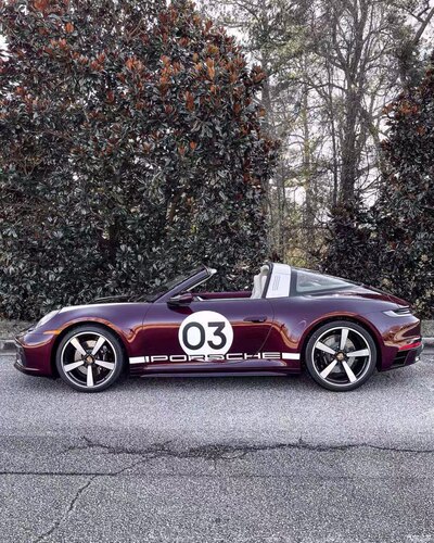 保时捷911 Targa 4S车贴拉花改装数字汽车贴纸卡曼panamera macan