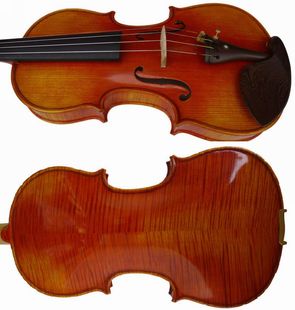 knonus卡农天然虎纹全纯手工进口欧料演奏级成人专业用高档小提琴