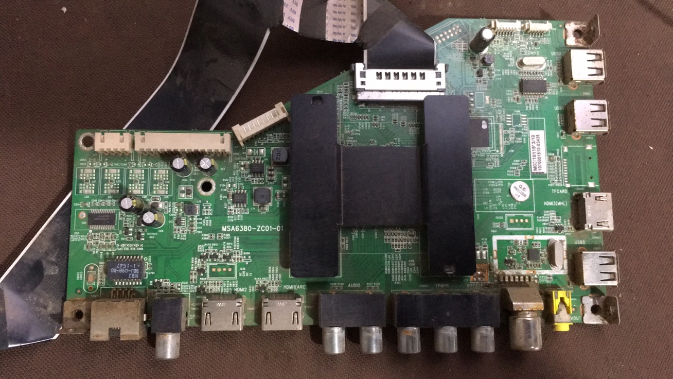 原装海尔LS55H310G主板MSA6380-ZC01-01 屏边板LSC550FN05-J03