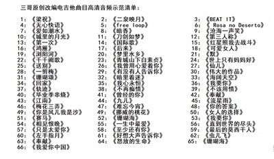 三哥电吉他改编歌曲高清音乐