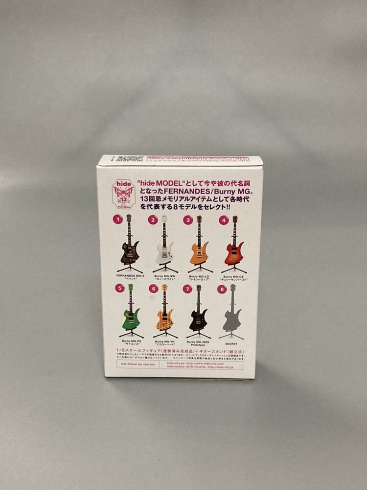 【正版】 X-Japan 1/8 吉他hide Guitar Collection 内包装未拆