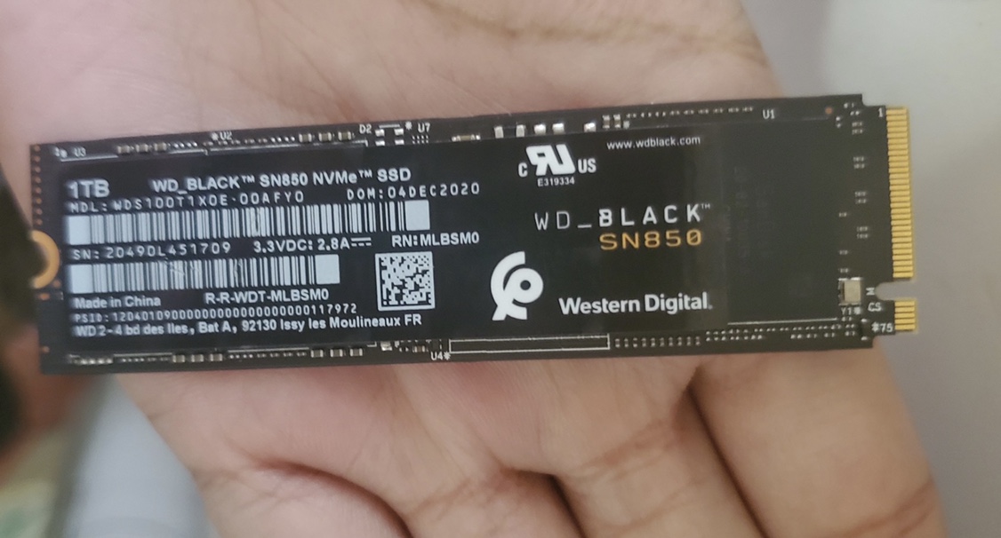 Sn850 1t 固态硬盘 西部数据 黑盘 拆机盘 wd nvme pcie m.2 电脑硬件/显示器/电脑周边 固态硬盘 原图主图