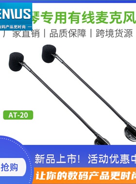 爱尚达手风琴直播录音话筒 乐器电容麦克风 AT-20 有线无线可选