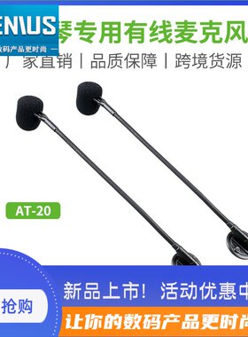 爱尚达手风琴直播录音话筒 乐器电容麦克风 AT-20 有线无线可选