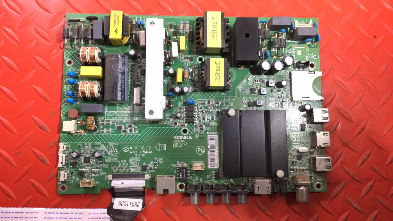 原装康佳LED55K35U 55寸液晶电视主板35021887配屏72000893YT