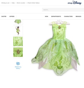 正品Disney奇妙仙子裙兒童cosplay仙子迪士尼連衣裙小童小叮噹