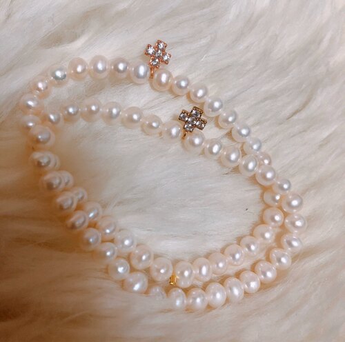 韩国专柜正品复古经典珍珠手链