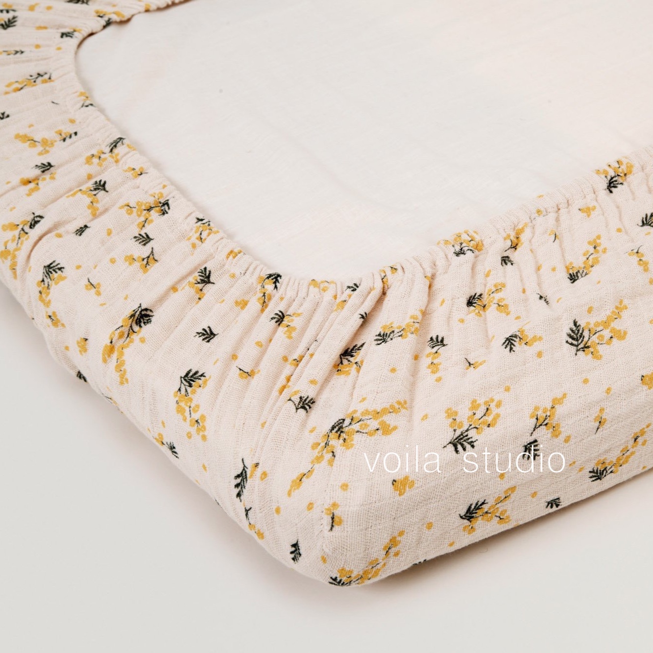 gf床笠ins风纱布系列碎花棉