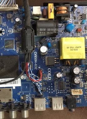 杂牌电视32-701688主板CV950H-U32配屏边板V400HJ6-PE1