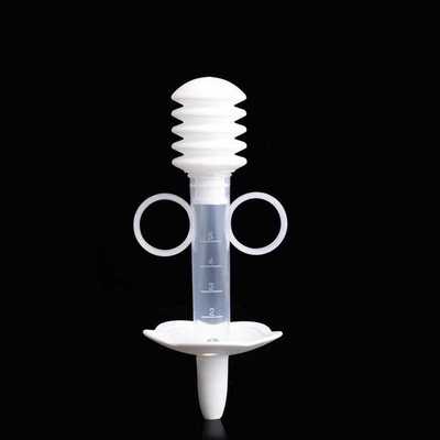 .Portable Baby Safety White Syringe Medicine Feeder Pacifie