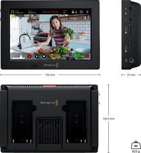 监视器示波器 HD双SD卡录机 blackmagic Video bmd Assist