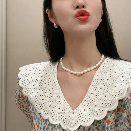 淡水珍珠项链韩系甜美洋气