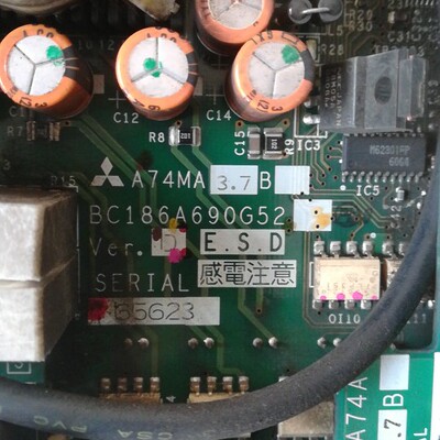 三菱FR-A740-3.7K  FR-F740-5.5K驱动板  A74MA3.7B BC186A690G52