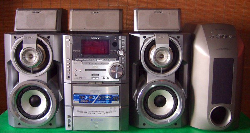 95成新日本 SONY索尼MHC-ZX70DVD 高档组合音响 3600W超大功率..
