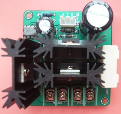 pwm 直流电机调速器 PLC调速模块 0-5V控制调速 5V-90V 15A