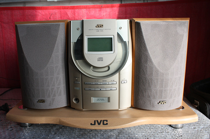 二手正品JVC/胜利UX-V5小组合音响 电脑音响 卧室迷你音响 声音好