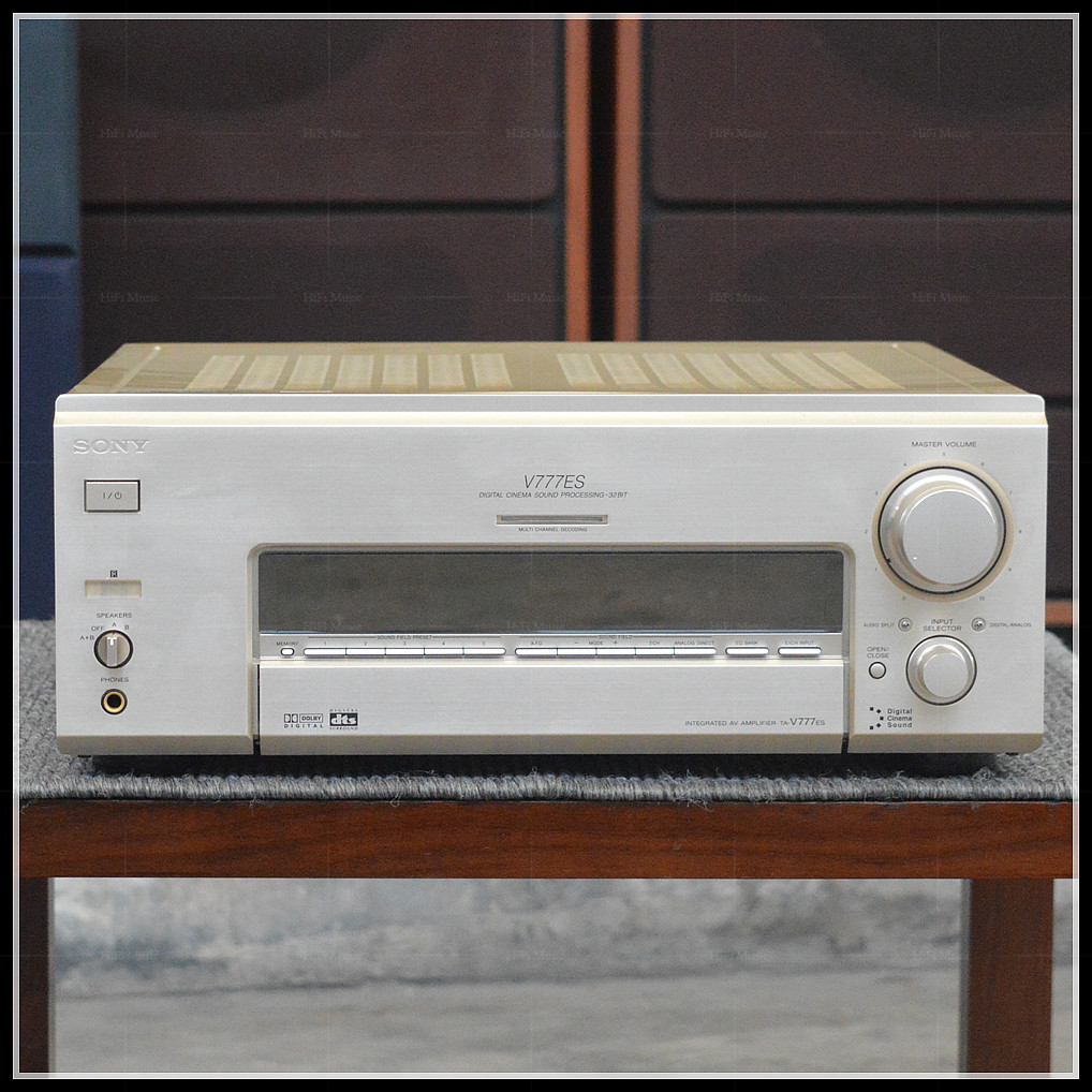 二手音响日本SONY/索尼 TA-V777ES高端发烧家庭影院AV功放 110V..