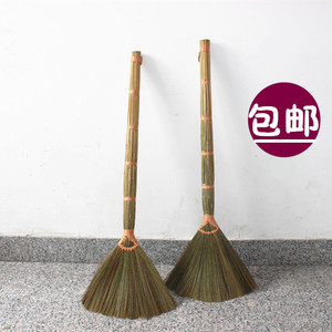 天然芒草扫把植物扫帚软毛扫地不易粘毛头发木地板笤帚鬃毛扫单个