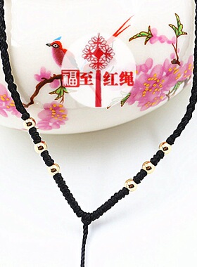 全手工编织女士黄金吊坠包邮绳子