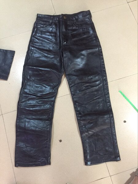 Pantalon cuir homme Première couche de cuir - Ref 1491608 Image 1