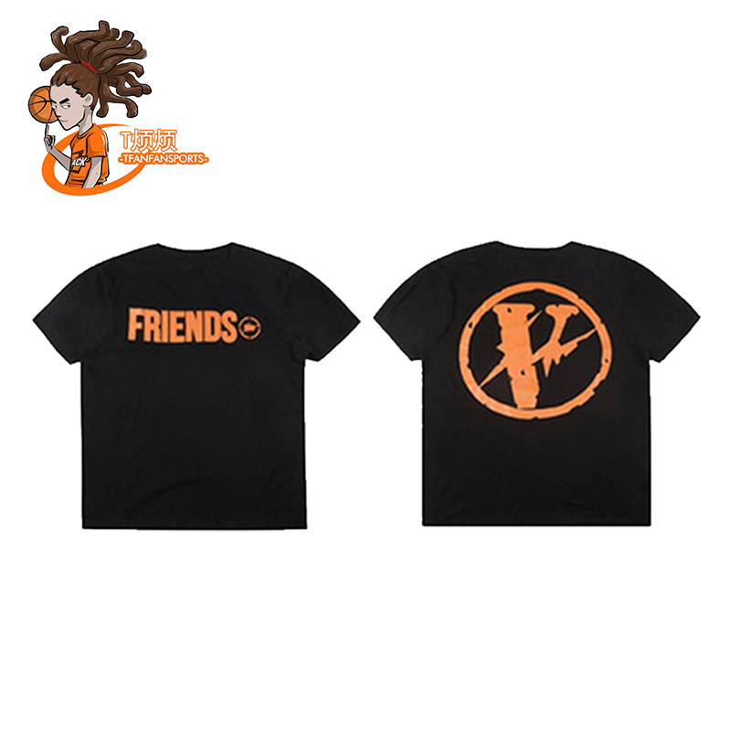 VLONE FRAGMENT 藤原浩闪电联名LOGO男女大V夏季潮流宽松短袖T恤|ruв категории Мужская одежда, футболка - от Buy2taobao.com для оказания профессиональной услуги покупки агента Taobao