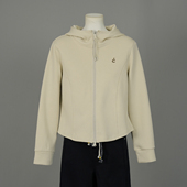 外套女修身 显瘦小个子韩版 休闲简约上衣2025秋季 连帽拉链短款 新款