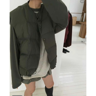 Red1982韩国东大门正品代购SELF SERVICE25秋季新时尚羽绒马甲