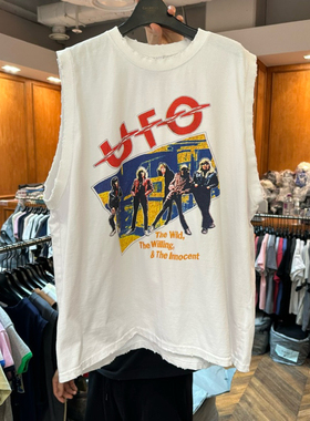 Red1982韩国东大门代购GARMENT 2025新款街头风印花背心