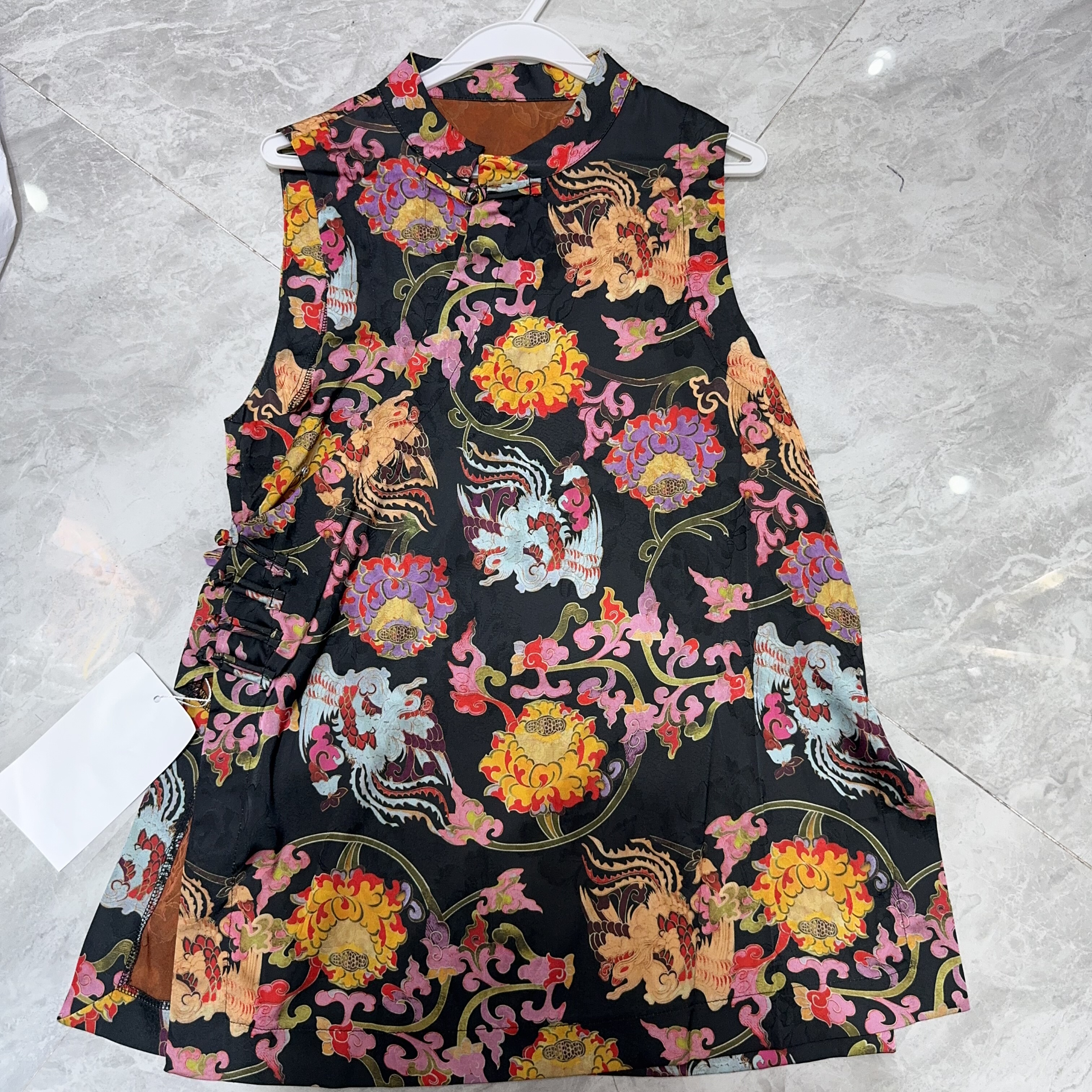 新中式国风女装2025秋季新款复古盘扣立领无袖背心马甲上衣