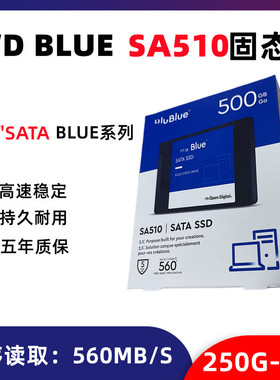 WD/西部数据SA510固态硬盘250G 500G 1T 笔记本台式机SATA SSD