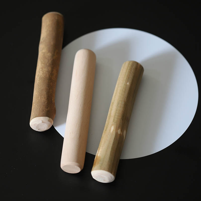原木研磨器榉木研磨棒磨蒜泥菜泥工具实木家用高品质搅拌捣蒜棒