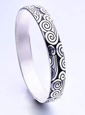 饰品祥云古典送妈妈礼物开口手环