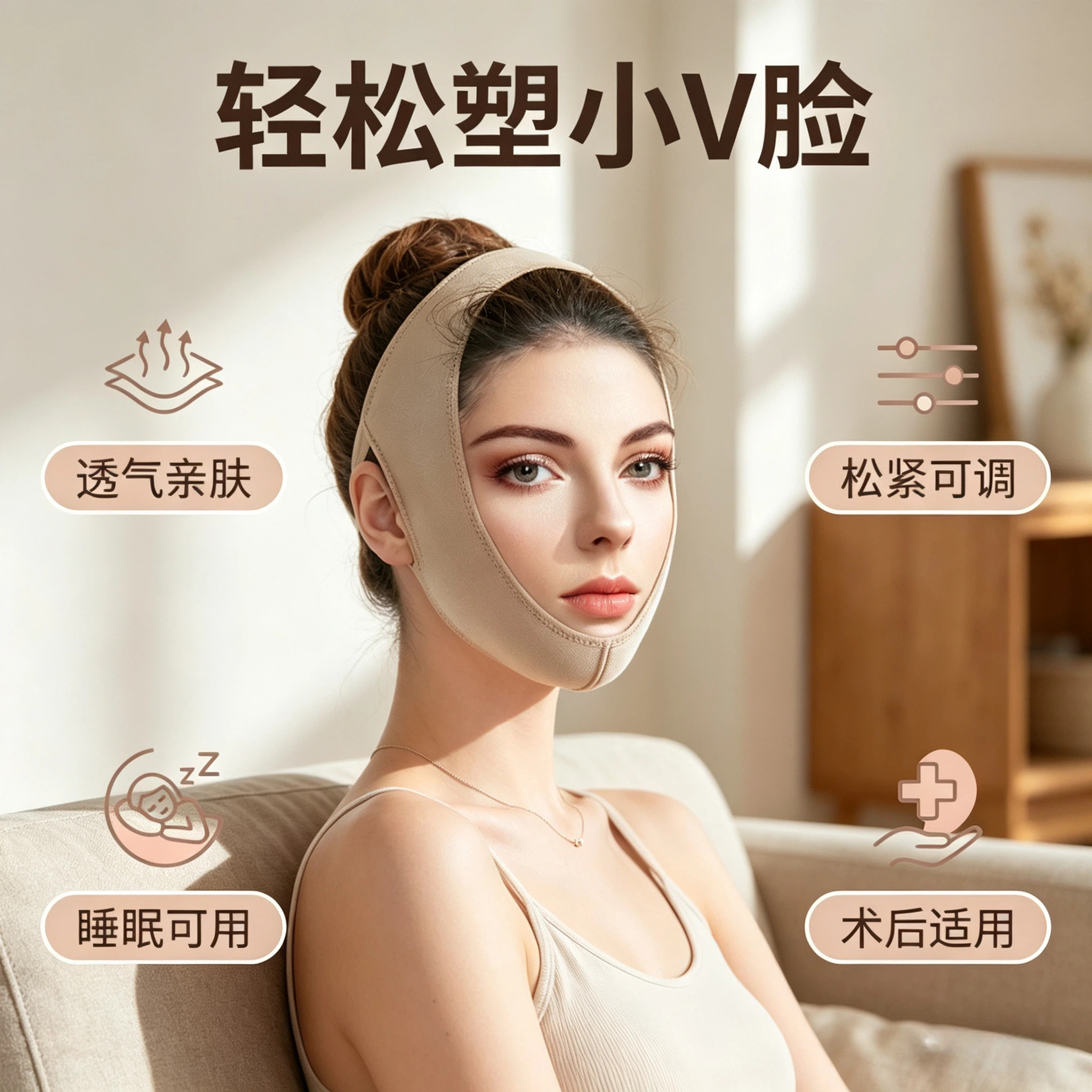 提拉紧致线雕术后恢复瘦脸神器