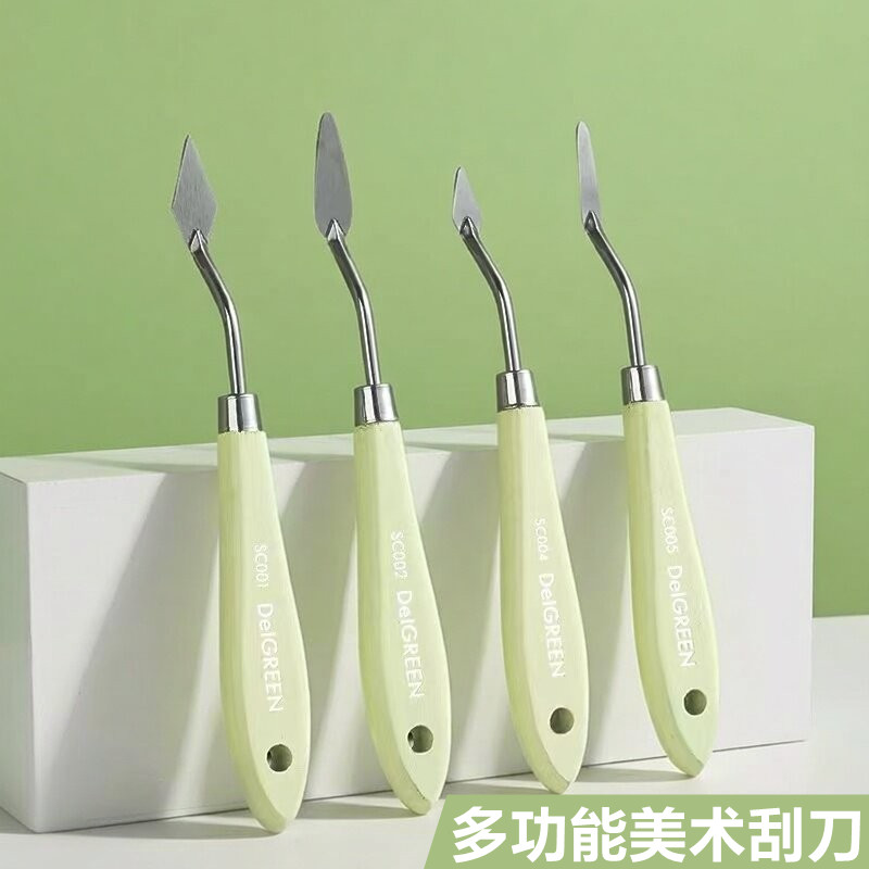 丹可林油画刀不锈钢肌理画挑刀图片