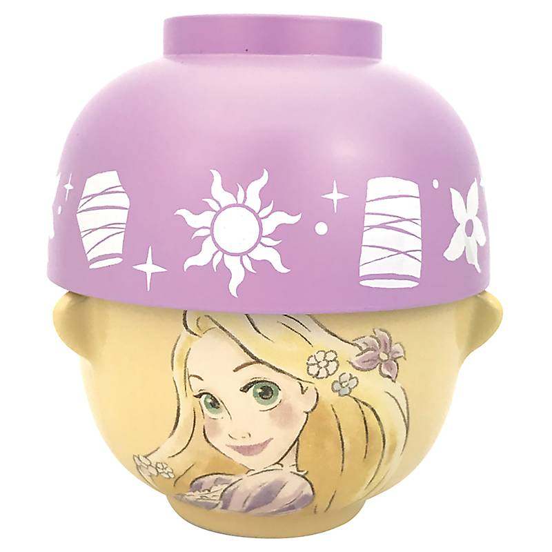 【DISNEY日本代购】Rapunzel长发公主日式饭碗汤碗套装