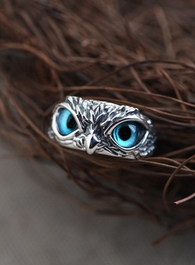 时尚百搭戒指925纯银日韩情侣