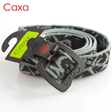 CAXA撞色花纹双层空心速干便携腰带轻无负荷腰带裤 带
